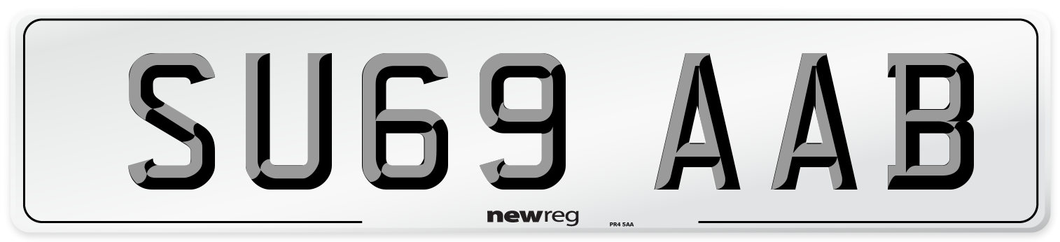 SU69 AAB Number Plate from New Reg